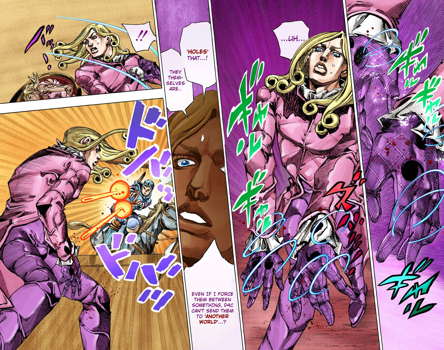 JoJo's Bizarre Adventure Steel Ball Run Colored Manga