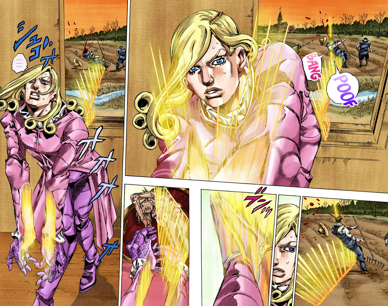 JoJo's Bizarre Adventure Steel Ball Run Colored Manga