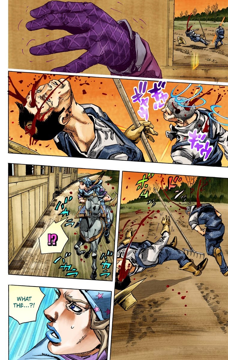 JoJo's Bizarre Adventure Steel Ball Run Colored Manga