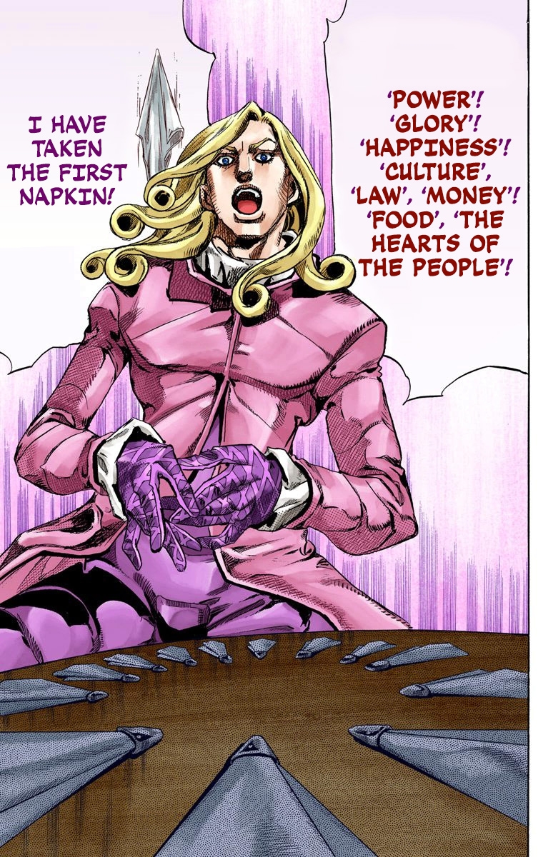JoJo's Bizarre Adventure Steel Ball Run Colored Manga