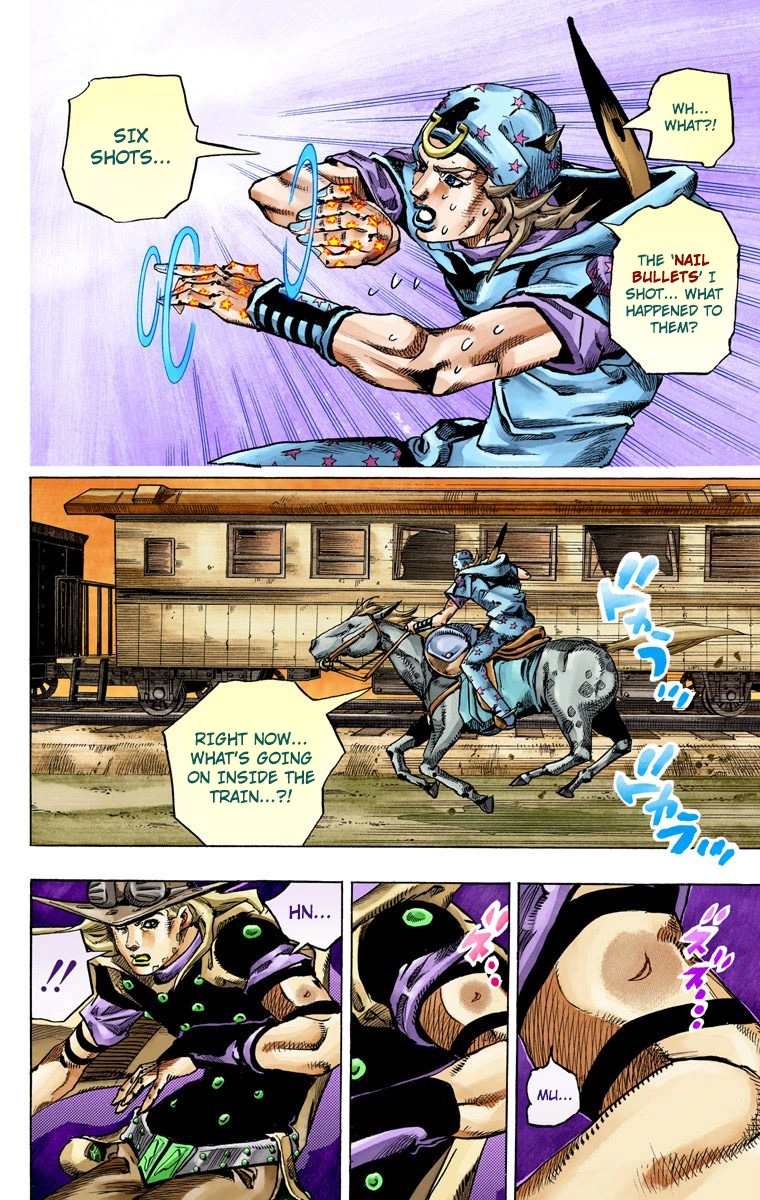 JoJo's Bizarre Adventure Steel Ball Run Colored Manga