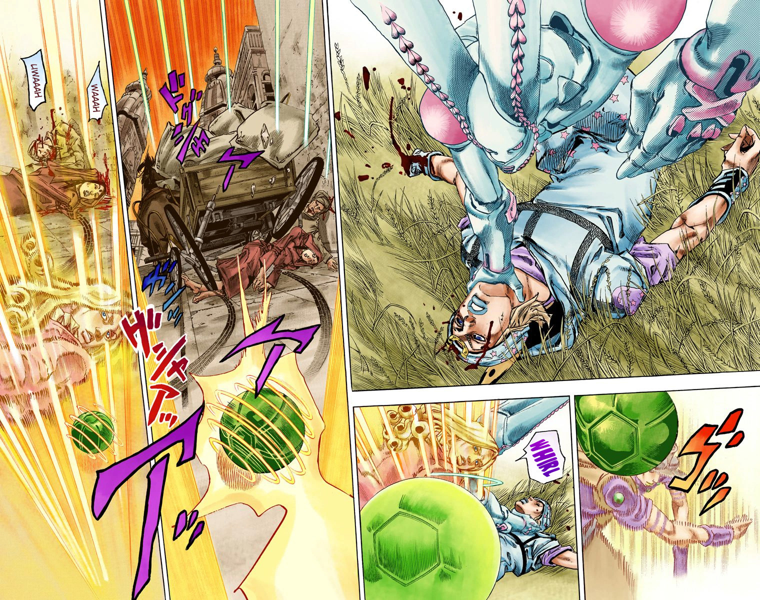 JoJo's Bizarre Adventure Steel Ball Run Colored Manga