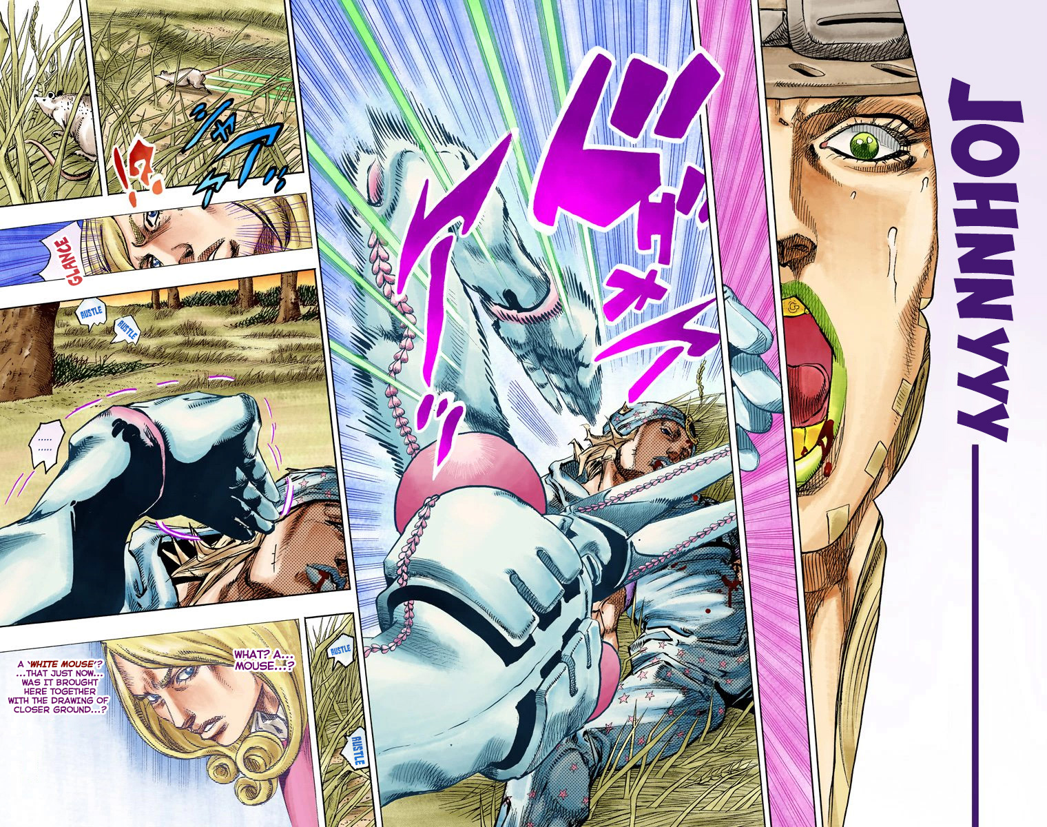 JoJo's Bizarre Adventure Steel Ball Run Colored Manga