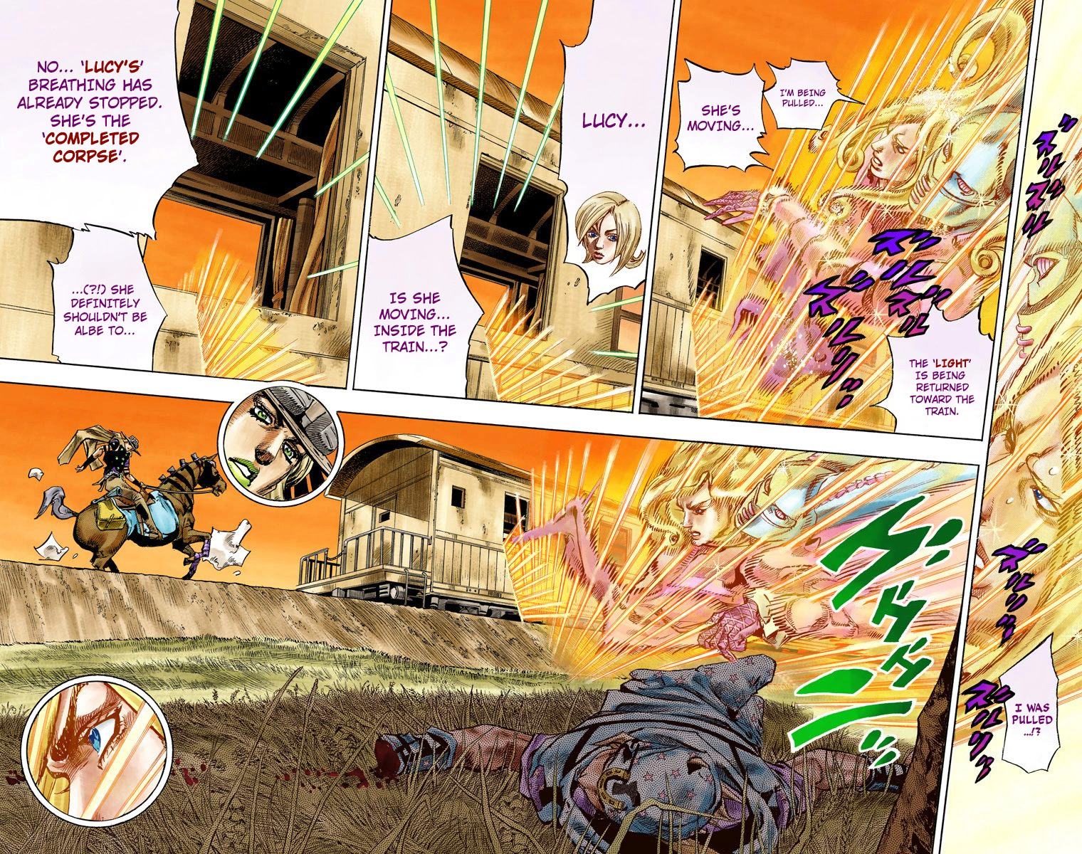 JoJo's Bizarre Adventure Steel Ball Run Colored Manga