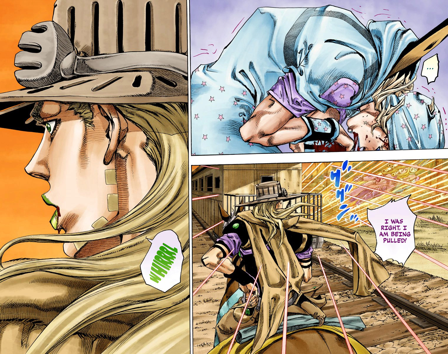 JoJo's Bizarre Adventure Steel Ball Run Colored Manga