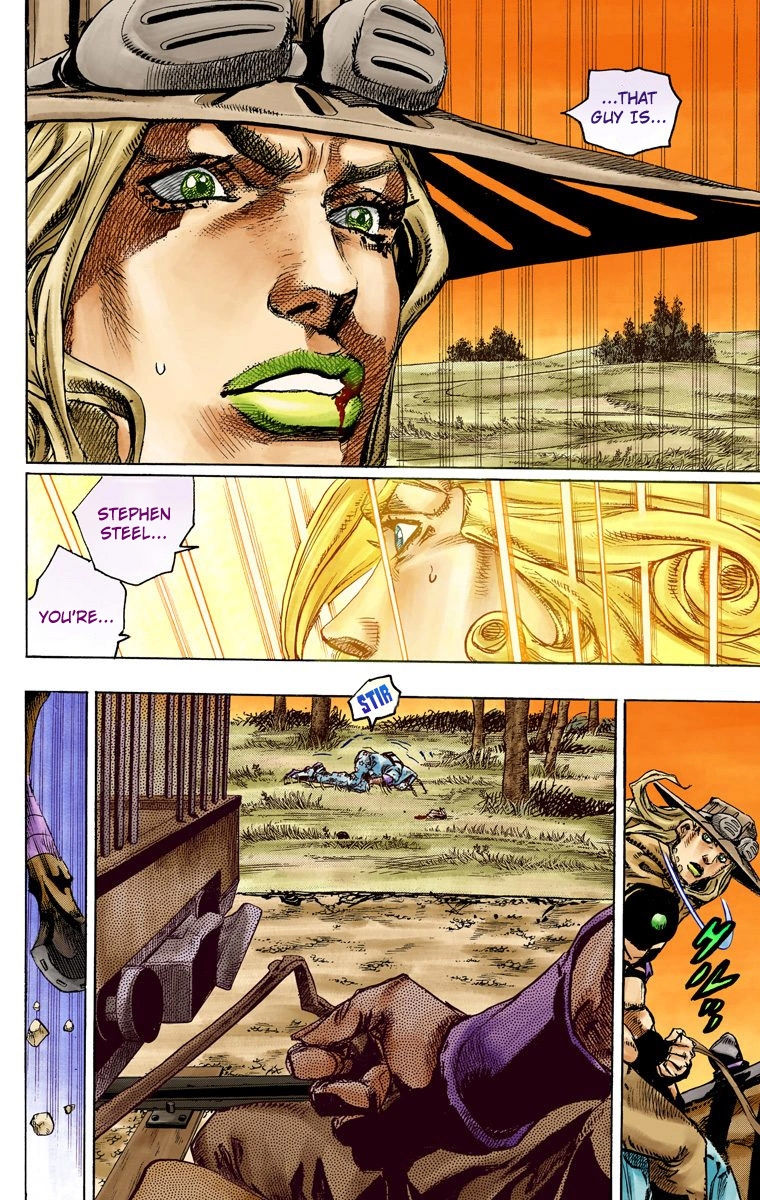 JoJo's Bizarre Adventure Steel Ball Run Colored Manga