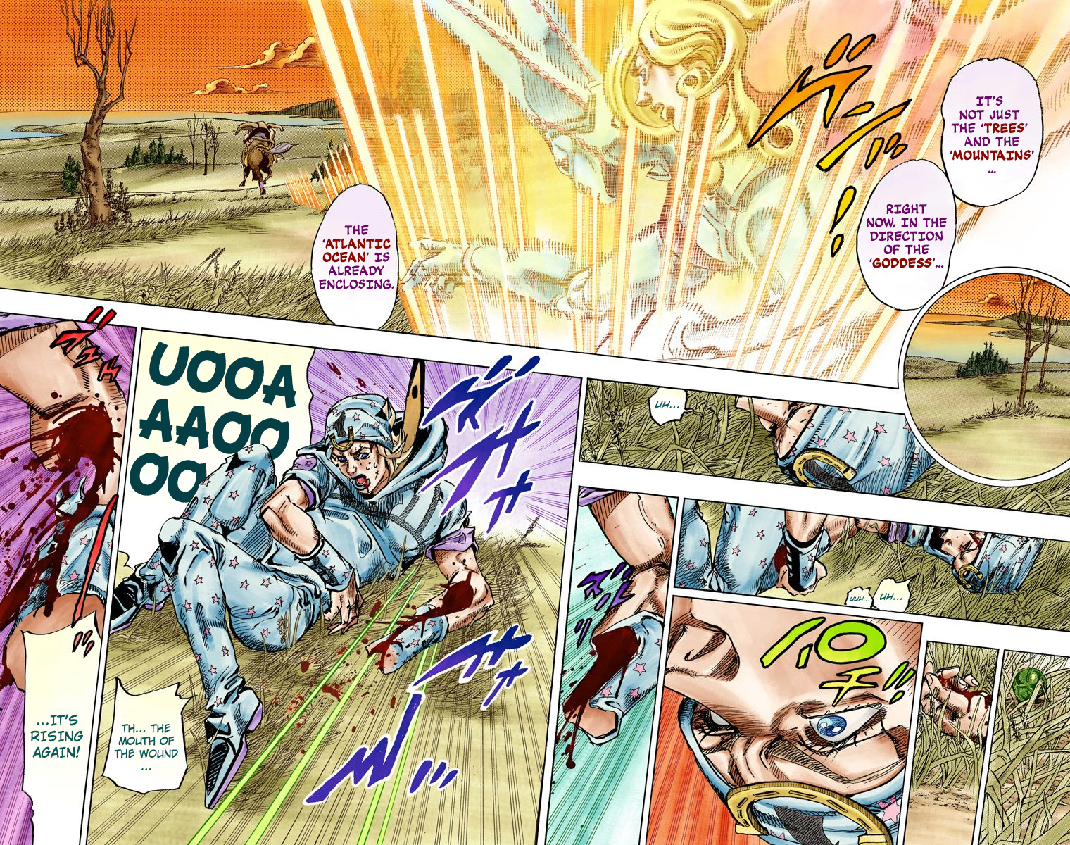 JoJo's Bizarre Adventure Steel Ball Run Colored Manga