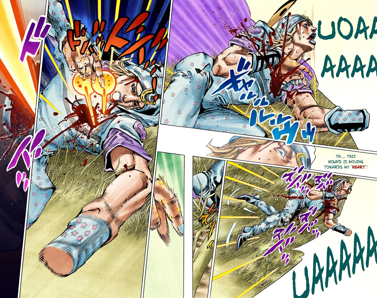 JoJo's Bizarre Adventure Steel Ball Run Colored Manga