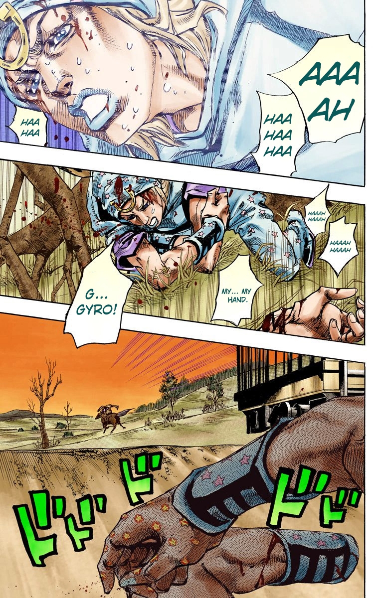 JoJo's Bizarre Adventure Steel Ball Run Colored Manga