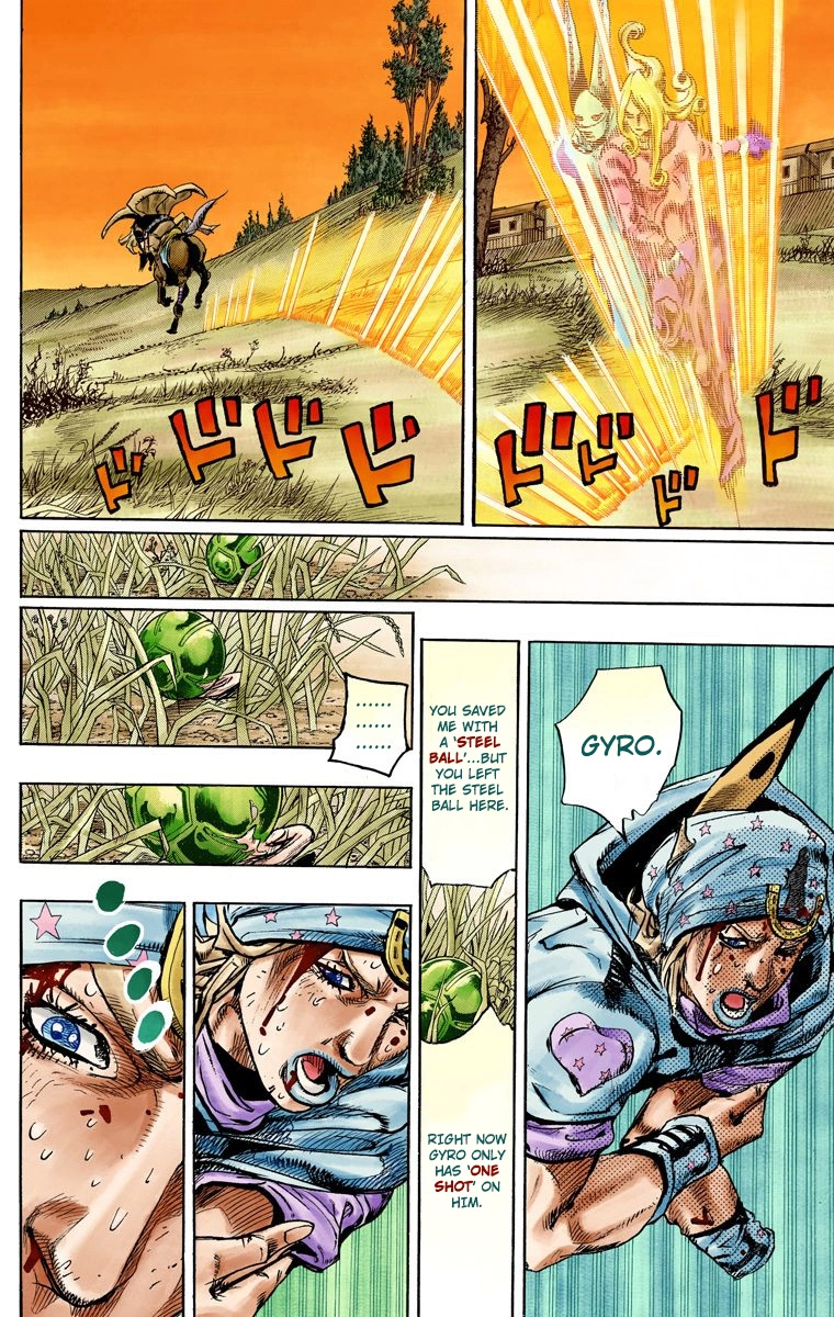 JoJo's Bizarre Adventure Steel Ball Run Colored Manga