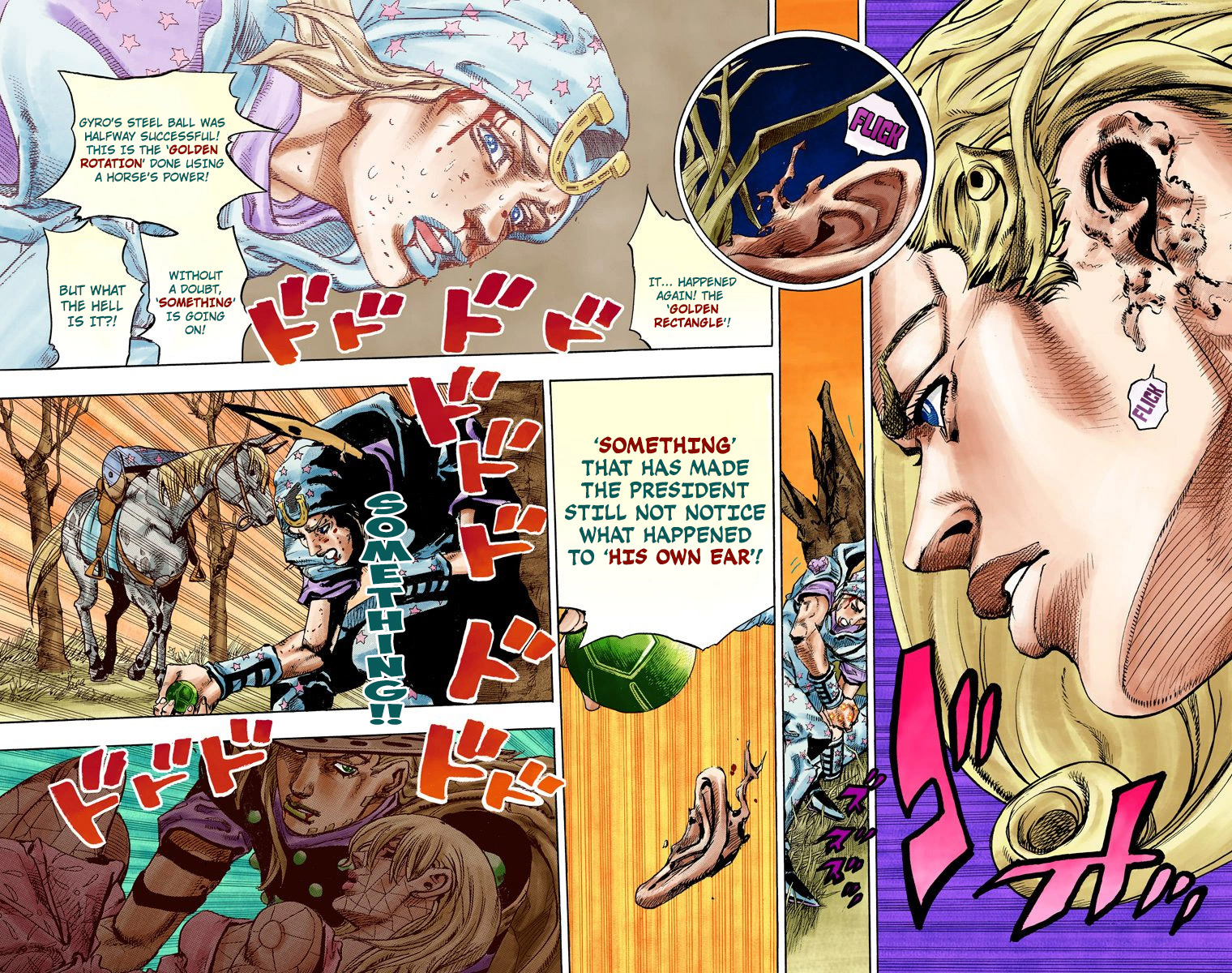 JoJo's Bizarre Adventure Steel Ball Run Colored Manga