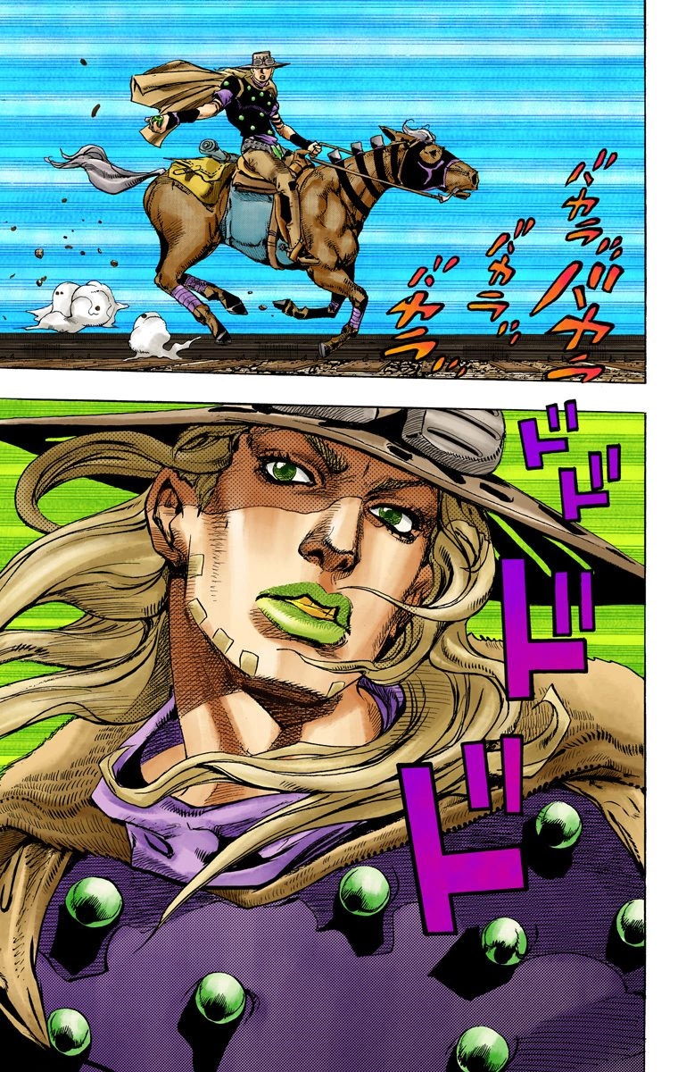 JoJo's Bizarre Adventure Steel Ball Run Colored Manga