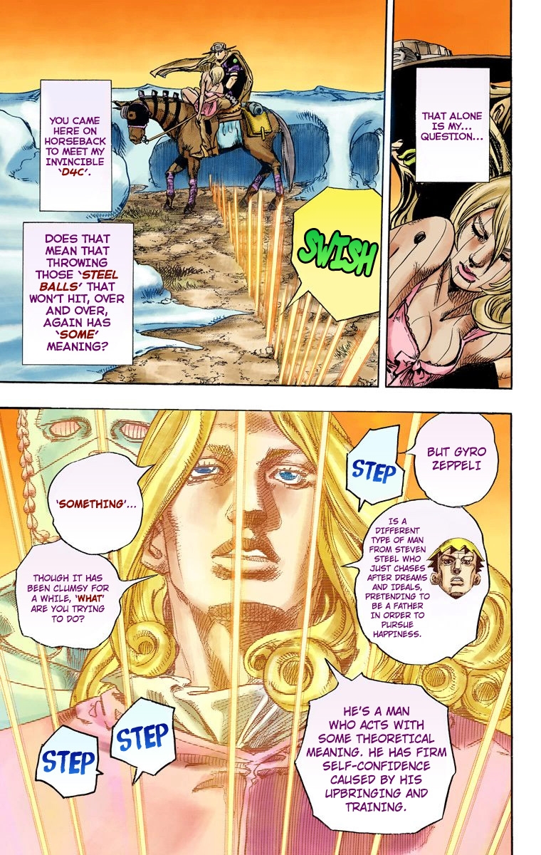JoJo's Bizarre Adventure Steel Ball Run Colored Manga