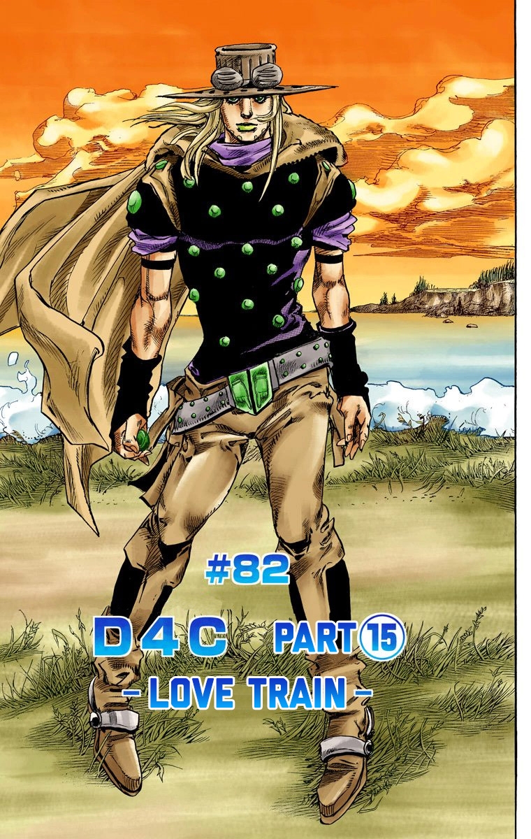 JoJo's Bizarre Adventure Steel Ball Run Colored Manga