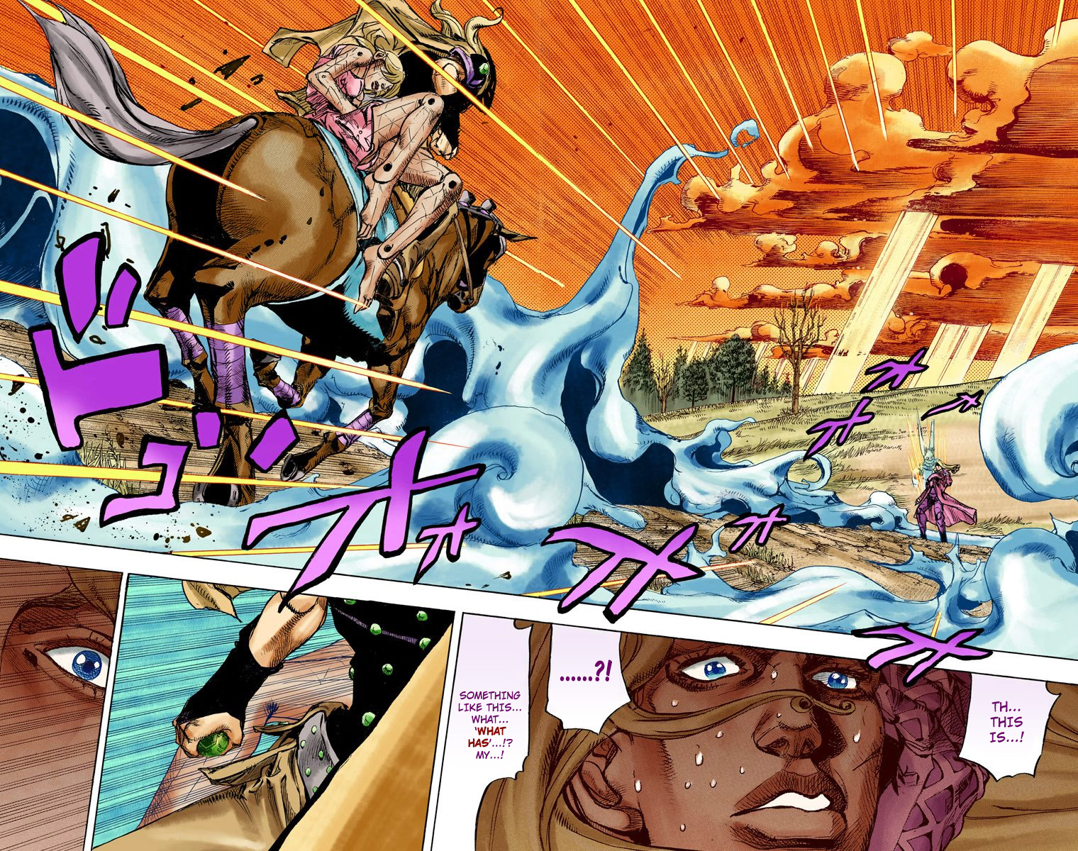 JoJo's Bizarre Adventure Steel Ball Run Colored Manga
