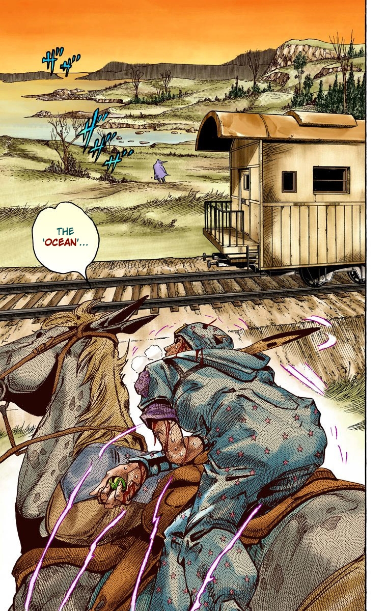 JoJo's Bizarre Adventure Steel Ball Run Colored Manga