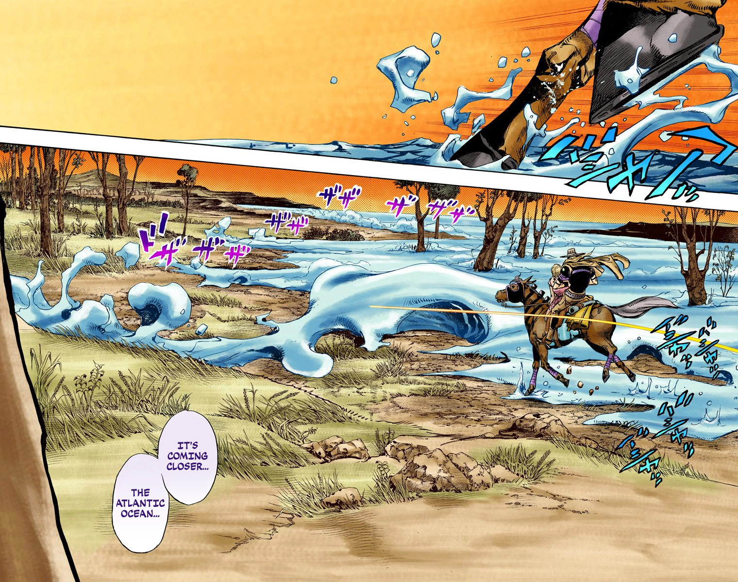 JoJo's Bizarre Adventure Steel Ball Run Colored Manga