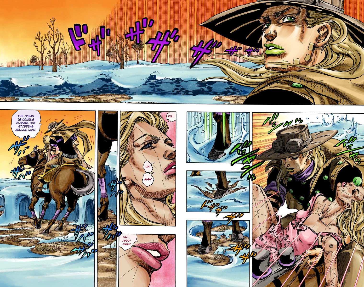 JoJo's Bizarre Adventure Steel Ball Run Colored Manga