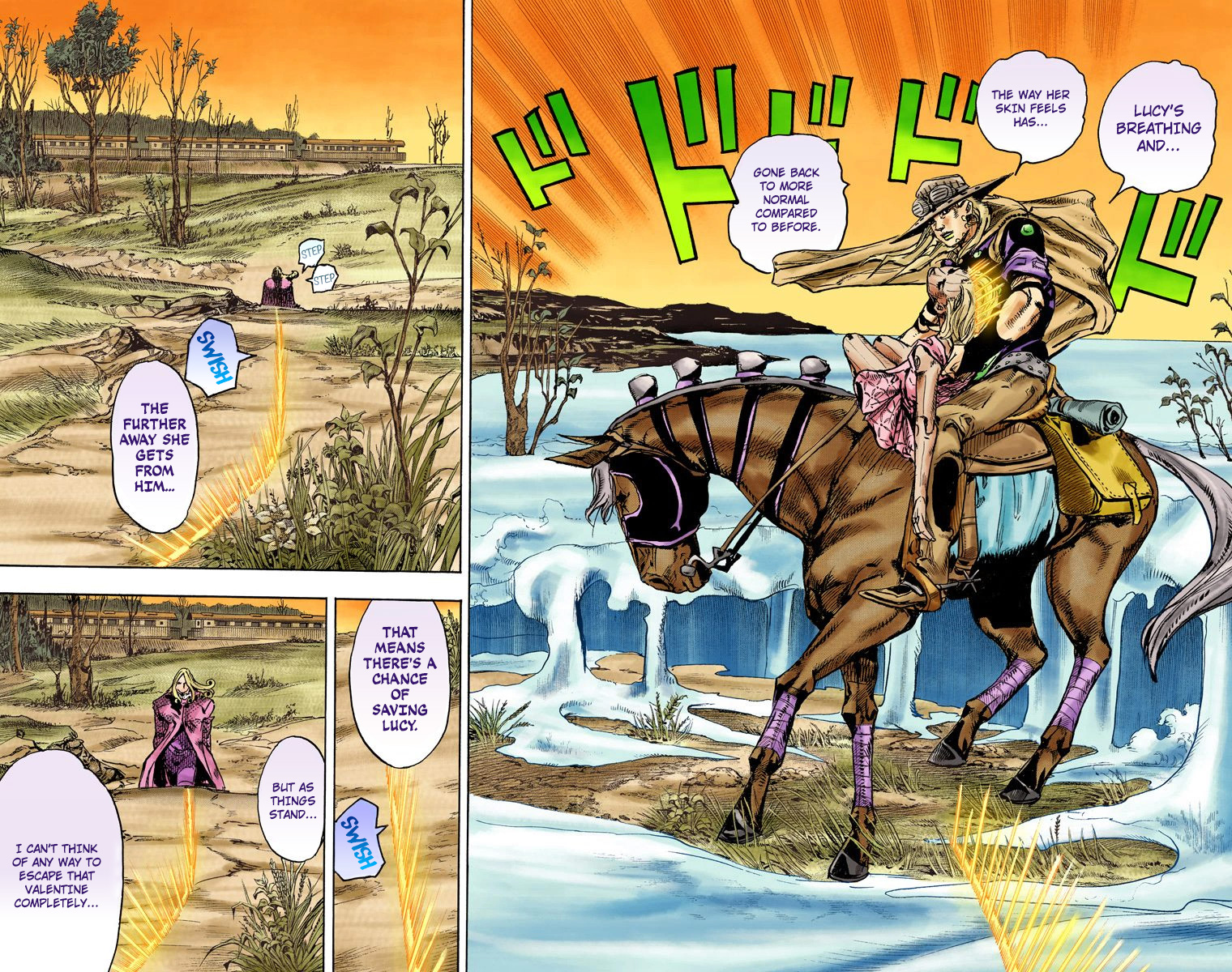 JoJo's Bizarre Adventure Steel Ball Run Colored Manga