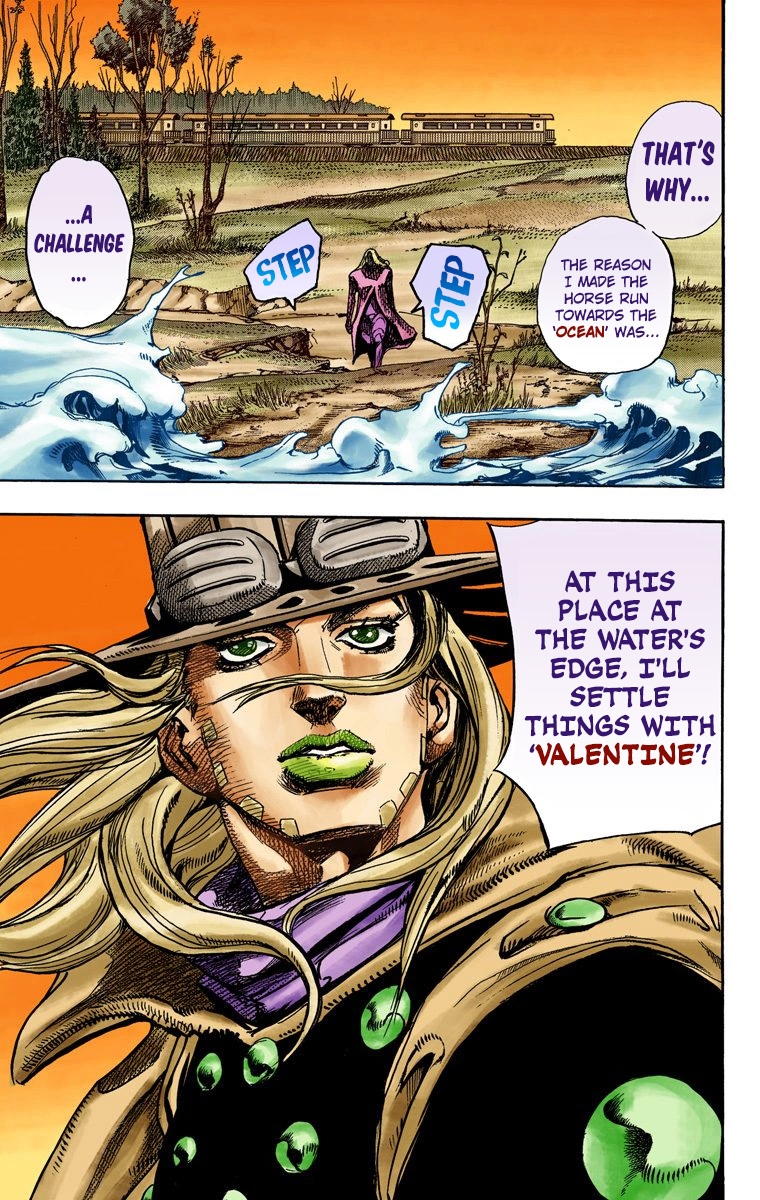JoJo's Bizarre Adventure Steel Ball Run Colored Manga