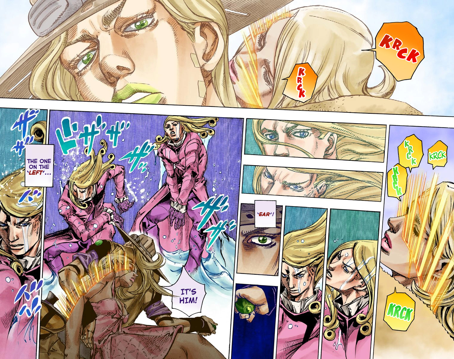 JoJo's Bizarre Adventure Steel Ball Run Colored Manga