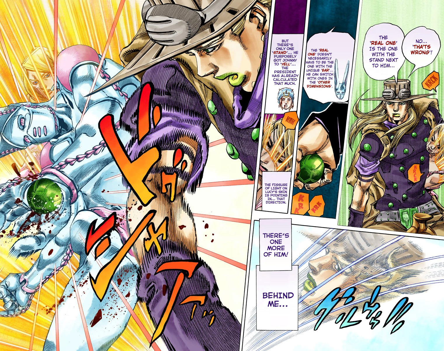 JoJo's Bizarre Adventure Steel Ball Run Colored Manga
