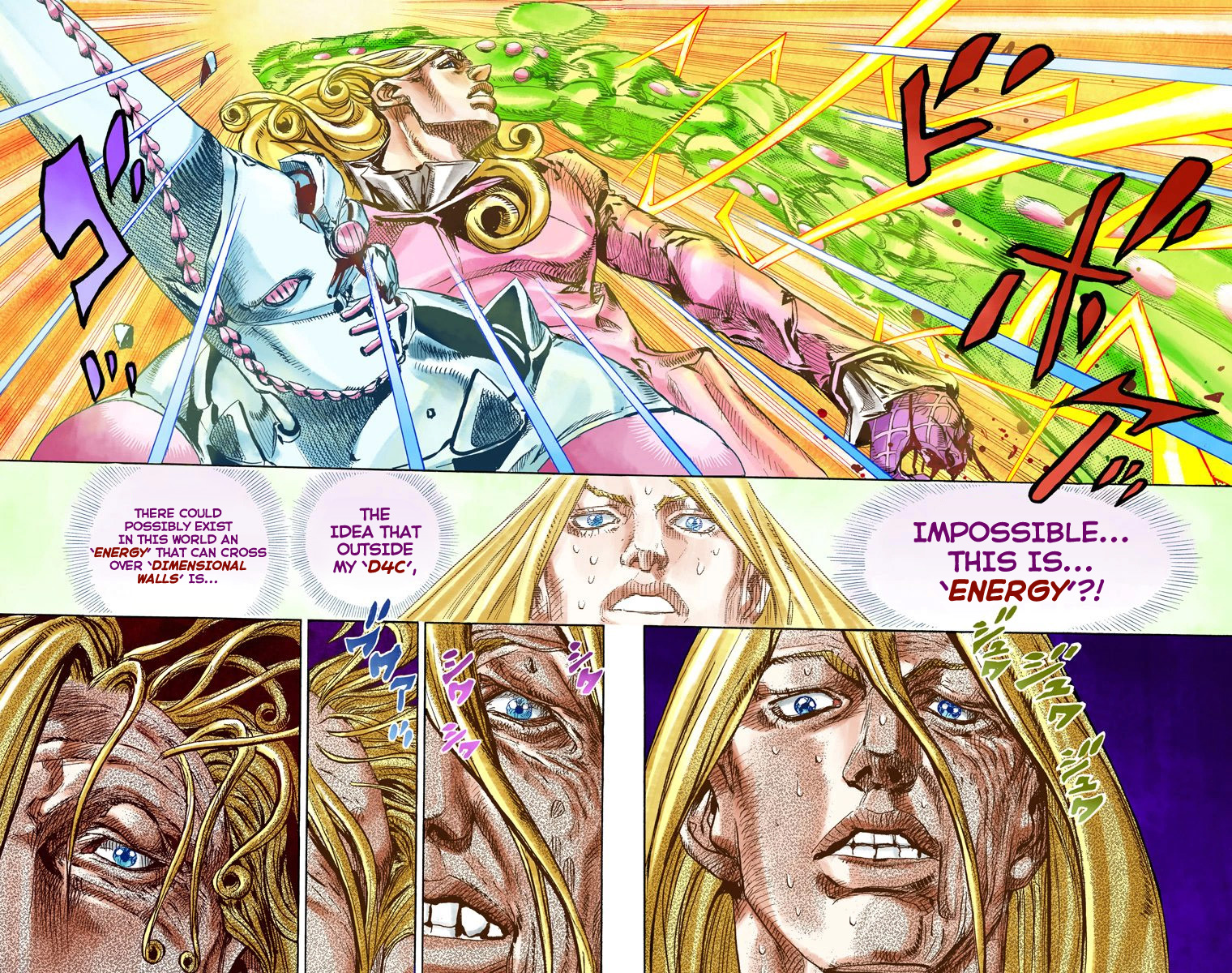 JoJo's Bizarre Adventure Steel Ball Run Colored Manga