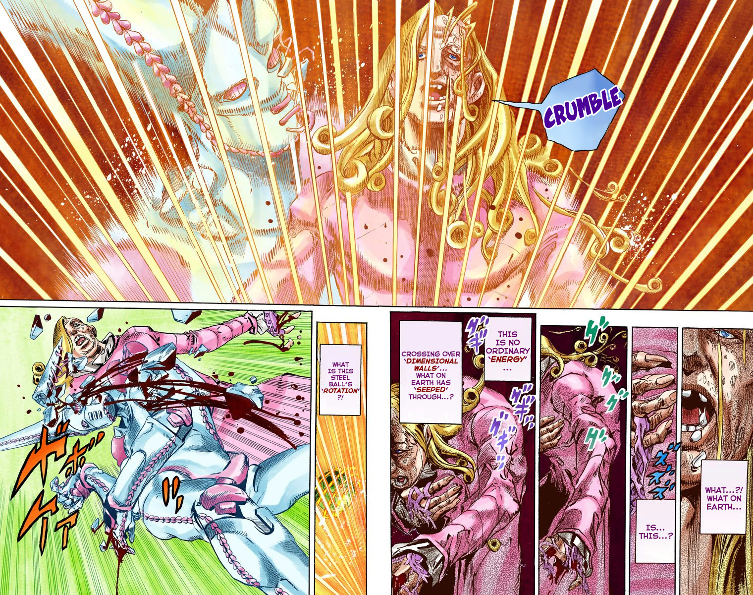 JoJo's Bizarre Adventure Steel Ball Run Colored Manga