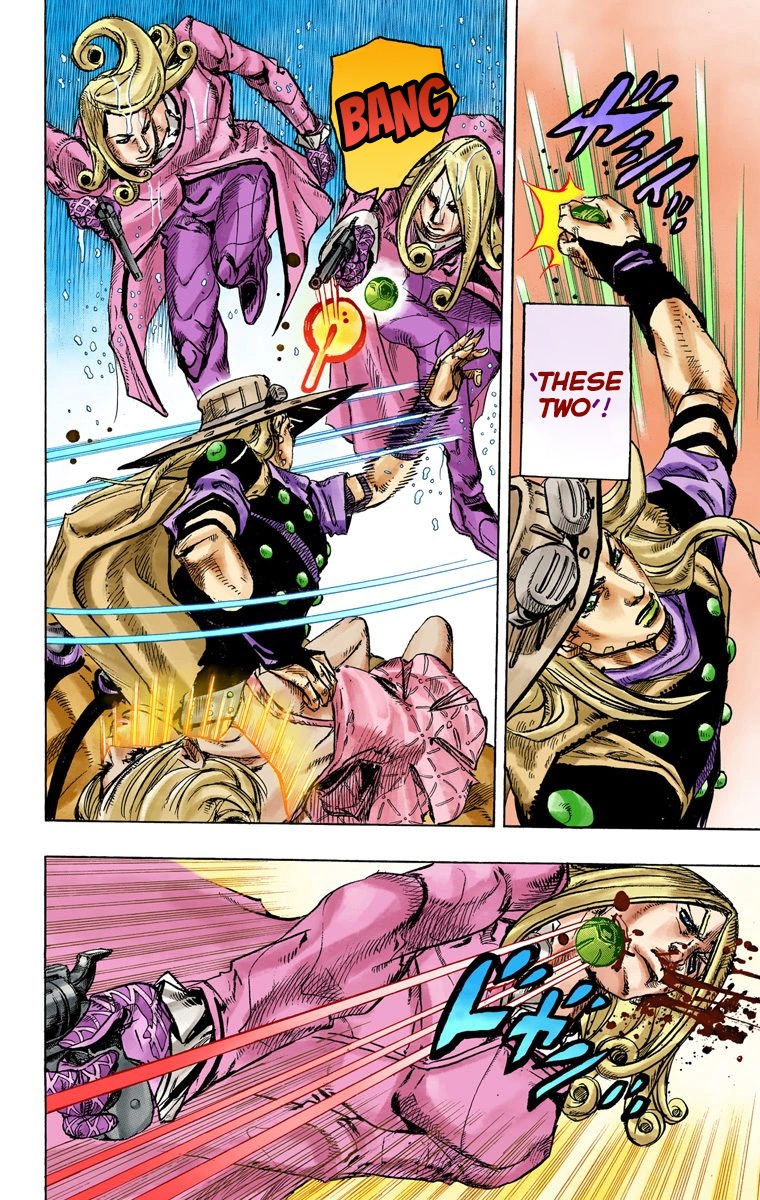 JoJo's Bizarre Adventure Steel Ball Run Colored Manga
