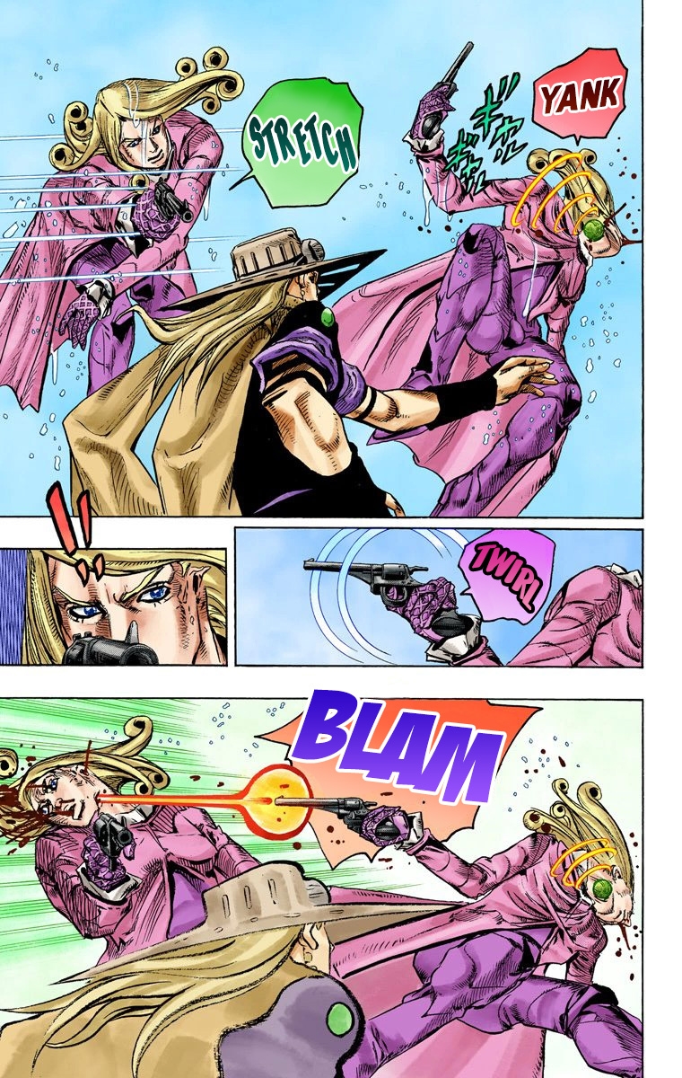 JoJo's Bizarre Adventure Steel Ball Run Colored Manga