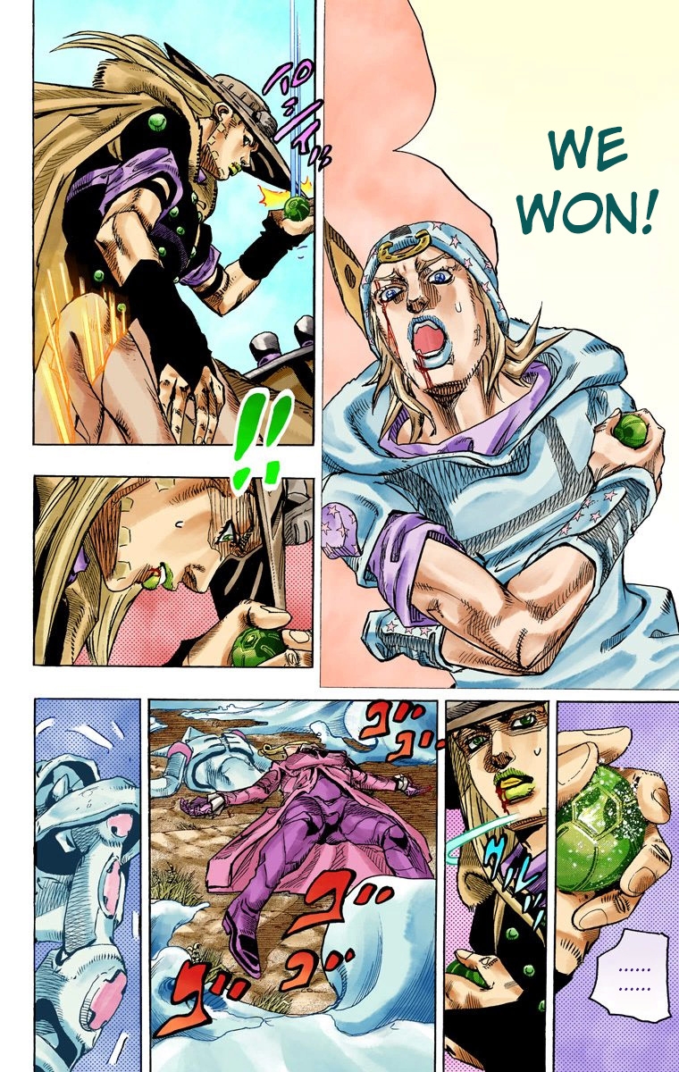 JoJo's Bizarre Adventure Steel Ball Run Colored Manga