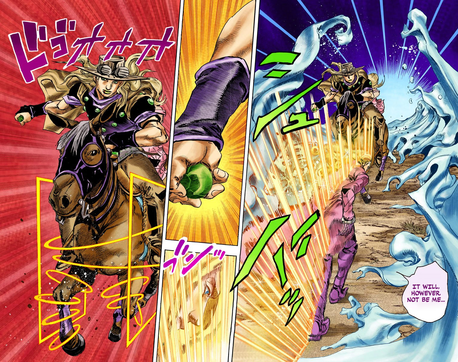JoJo's Bizarre Adventure Steel Ball Run Colored Manga