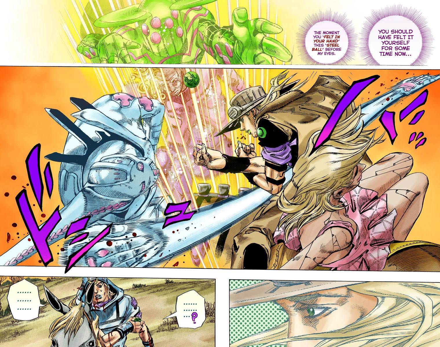 JoJo's Bizarre Adventure Steel Ball Run Colored Manga