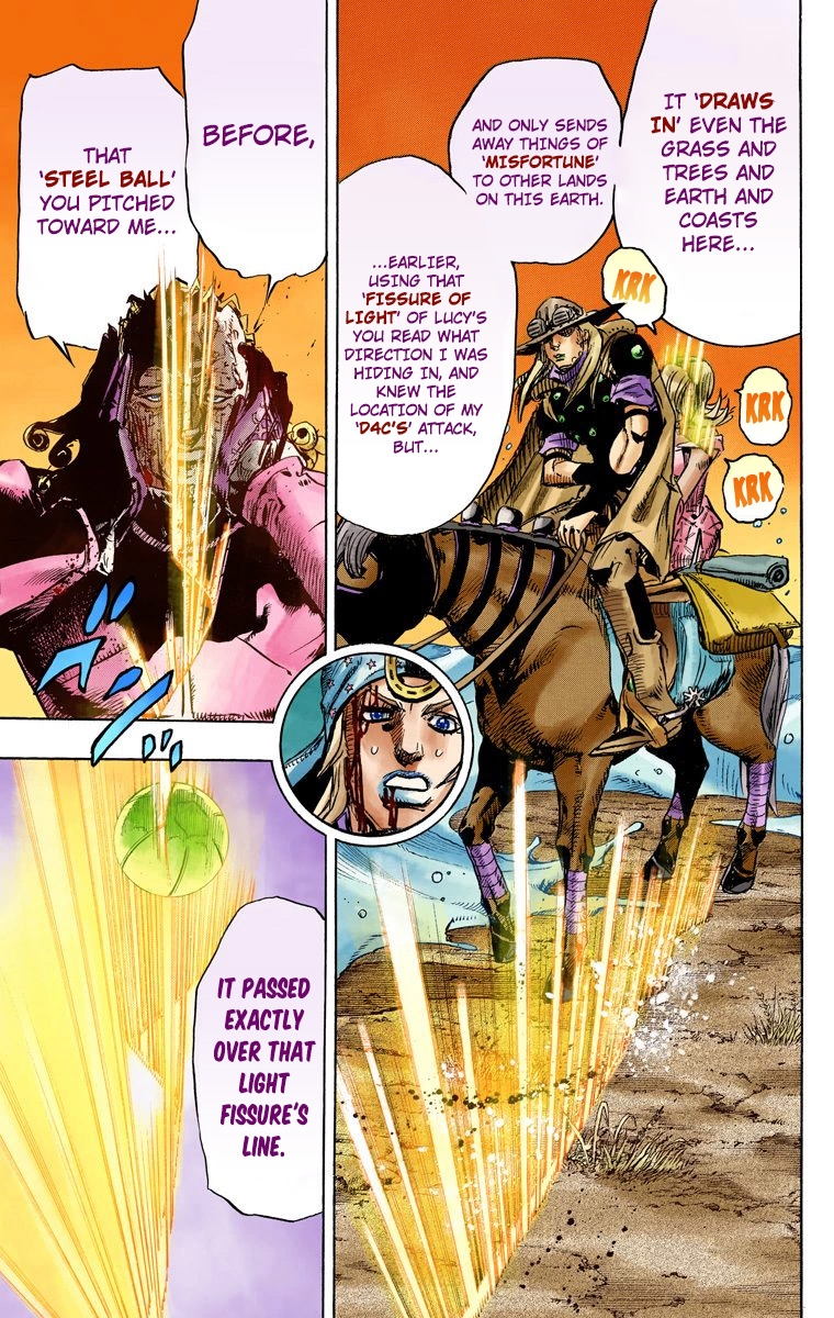 JoJo's Bizarre Adventure Steel Ball Run Colored Manga