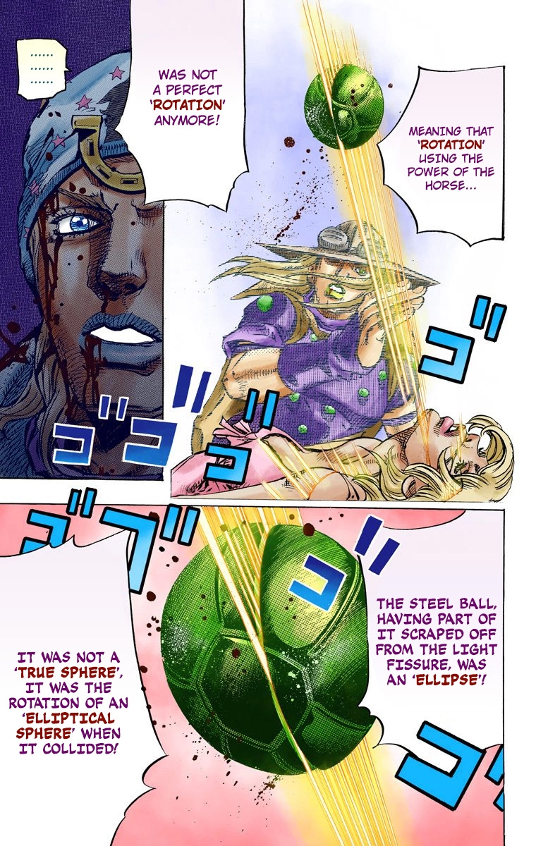 JoJo's Bizarre Adventure Steel Ball Run Colored Manga