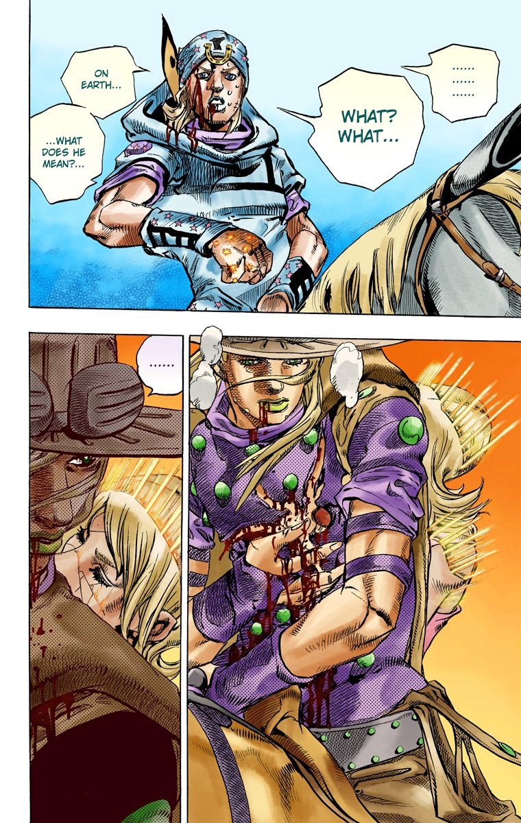 JoJo's Bizarre Adventure Steel Ball Run Colored Manga