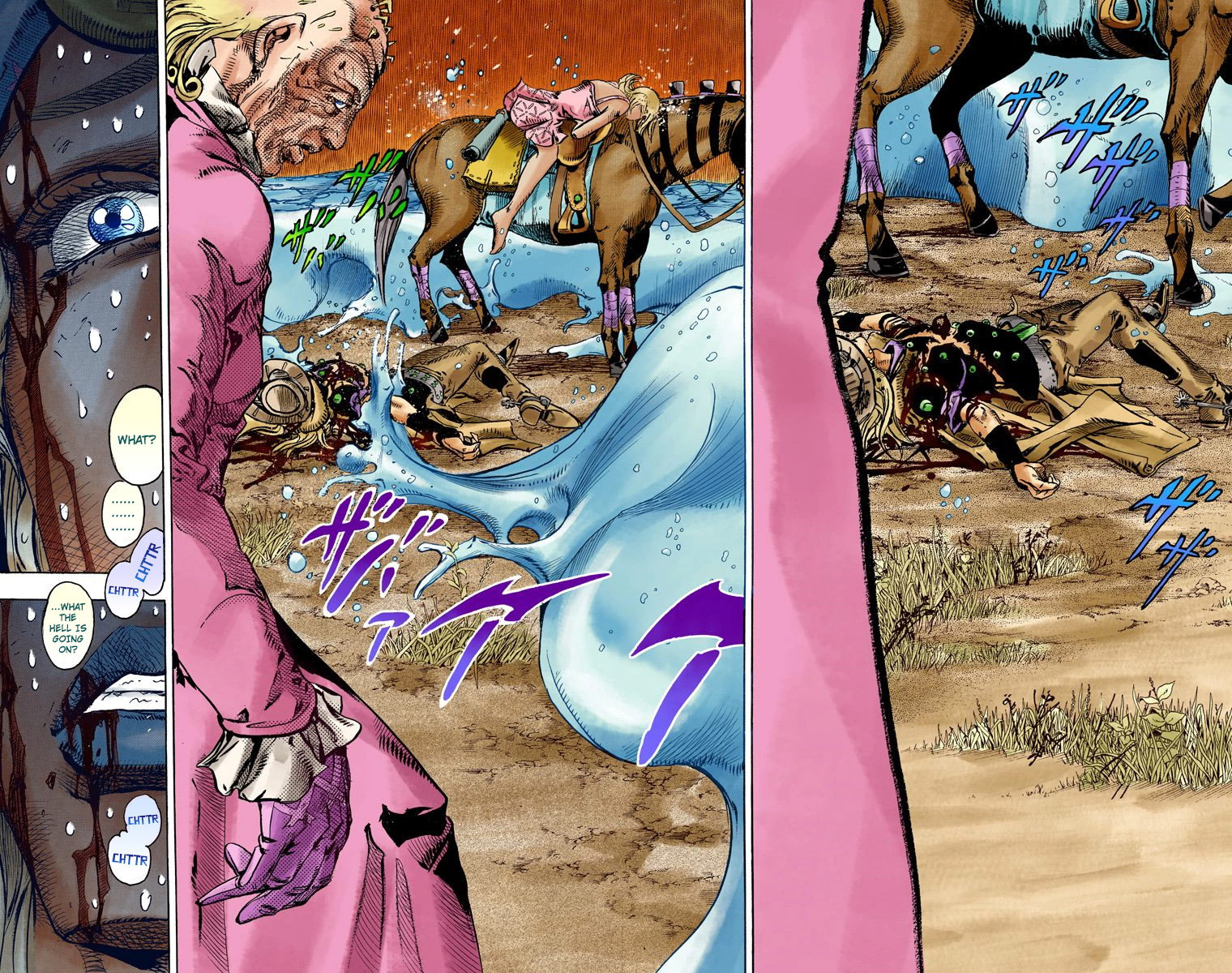 JoJo's Bizarre Adventure Steel Ball Run Colored Manga