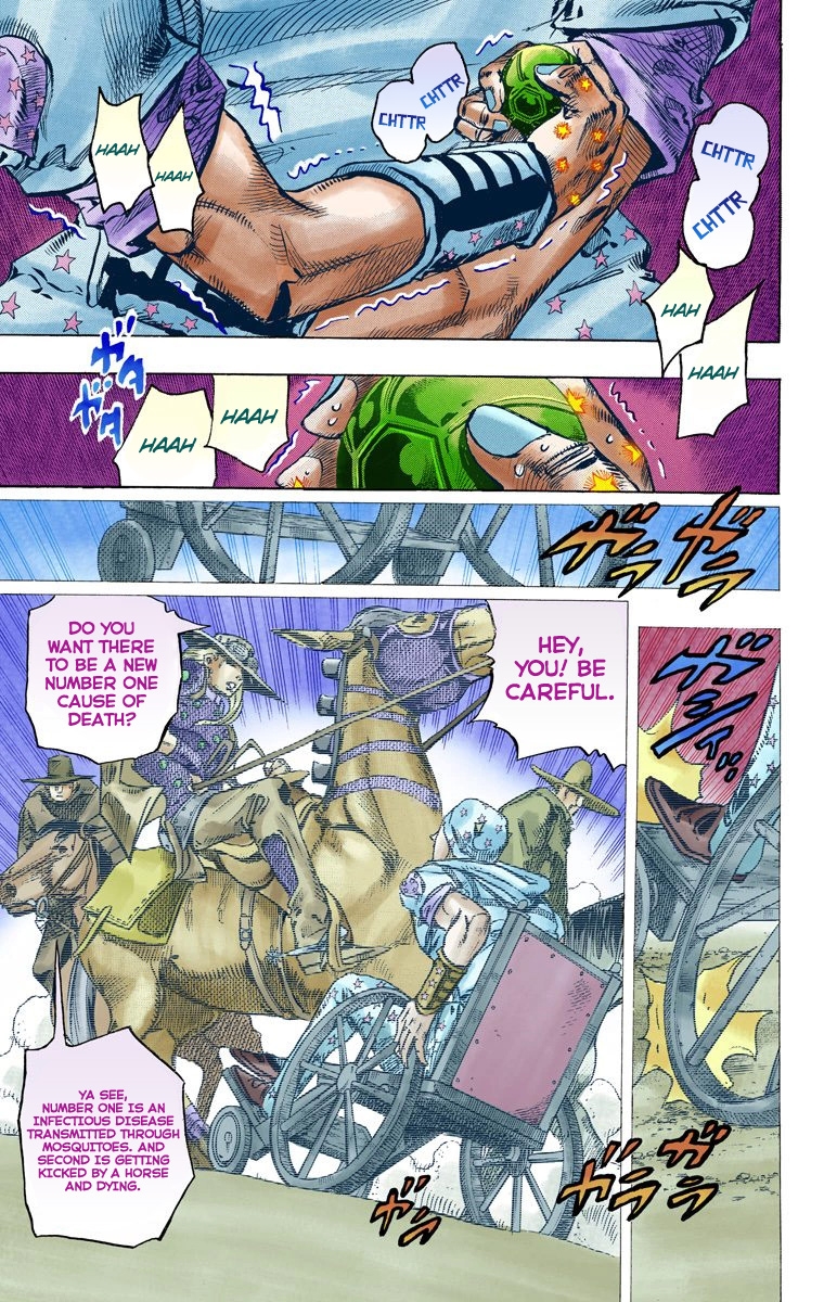 JoJo's Bizarre Adventure Steel Ball Run Colored Manga