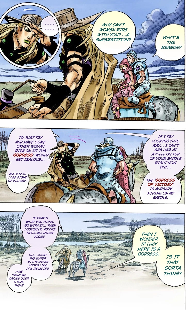 JoJo's Bizarre Adventure Steel Ball Run Colored Manga