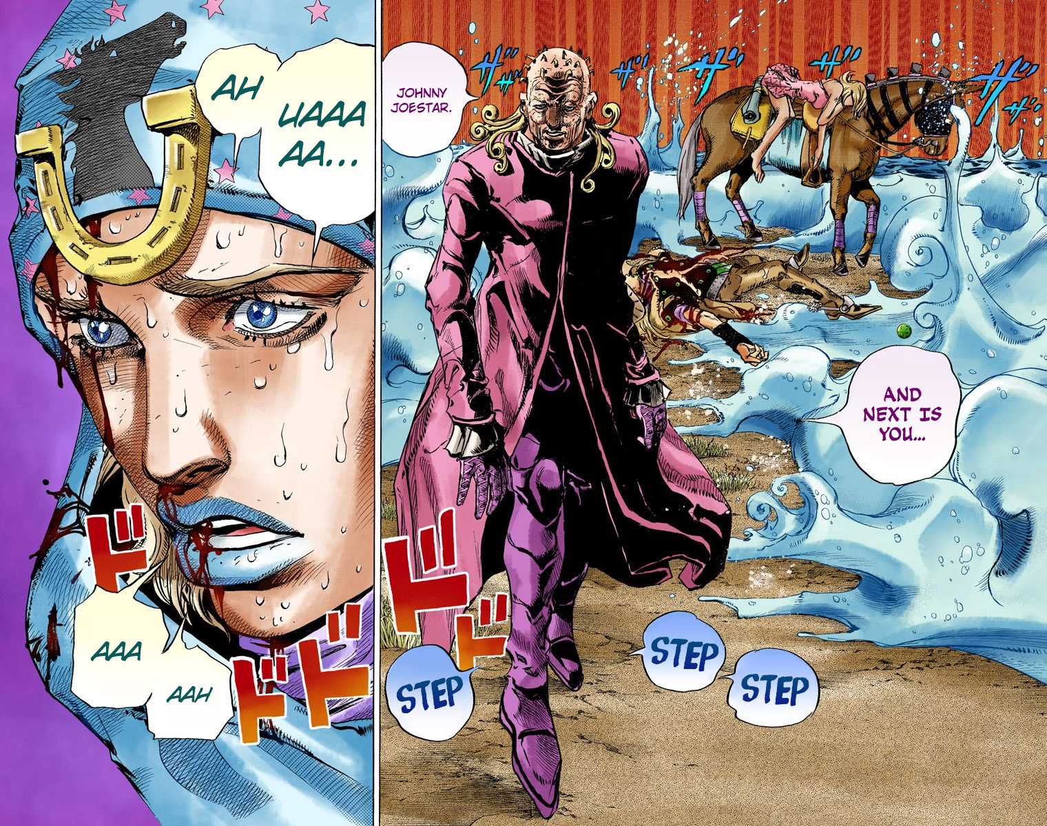 JoJo's Bizarre Adventure Steel Ball Run Colored Manga