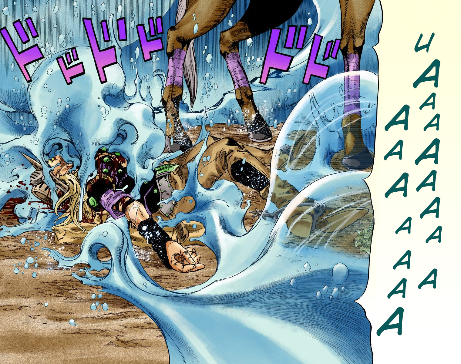 JoJo's Bizarre Adventure Steel Ball Run Colored Manga