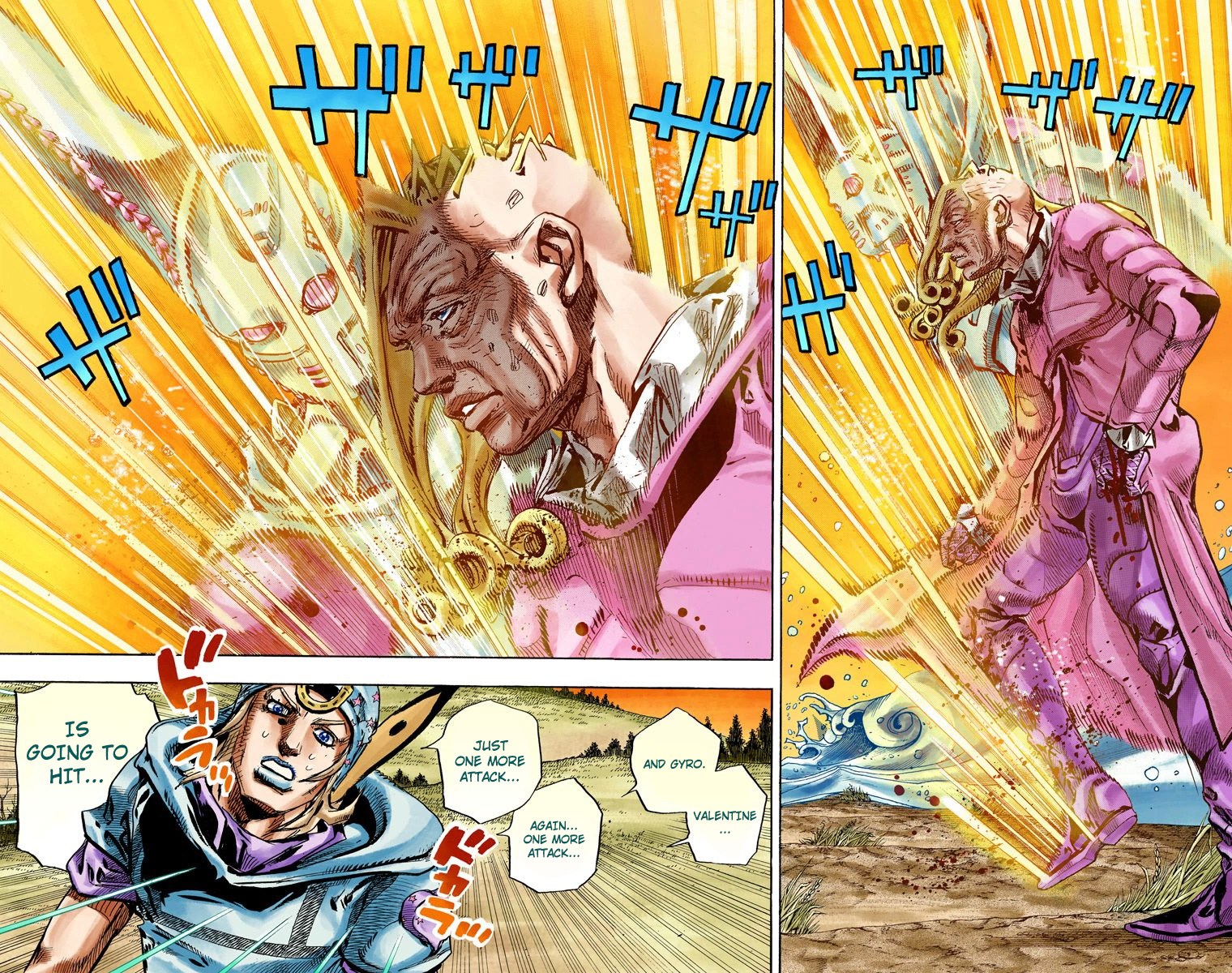 JoJo's Bizarre Adventure Steel Ball Run Colored Manga