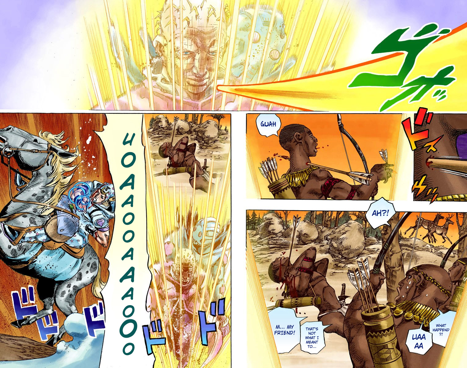 JoJo's Bizarre Adventure Steel Ball Run Colored Manga