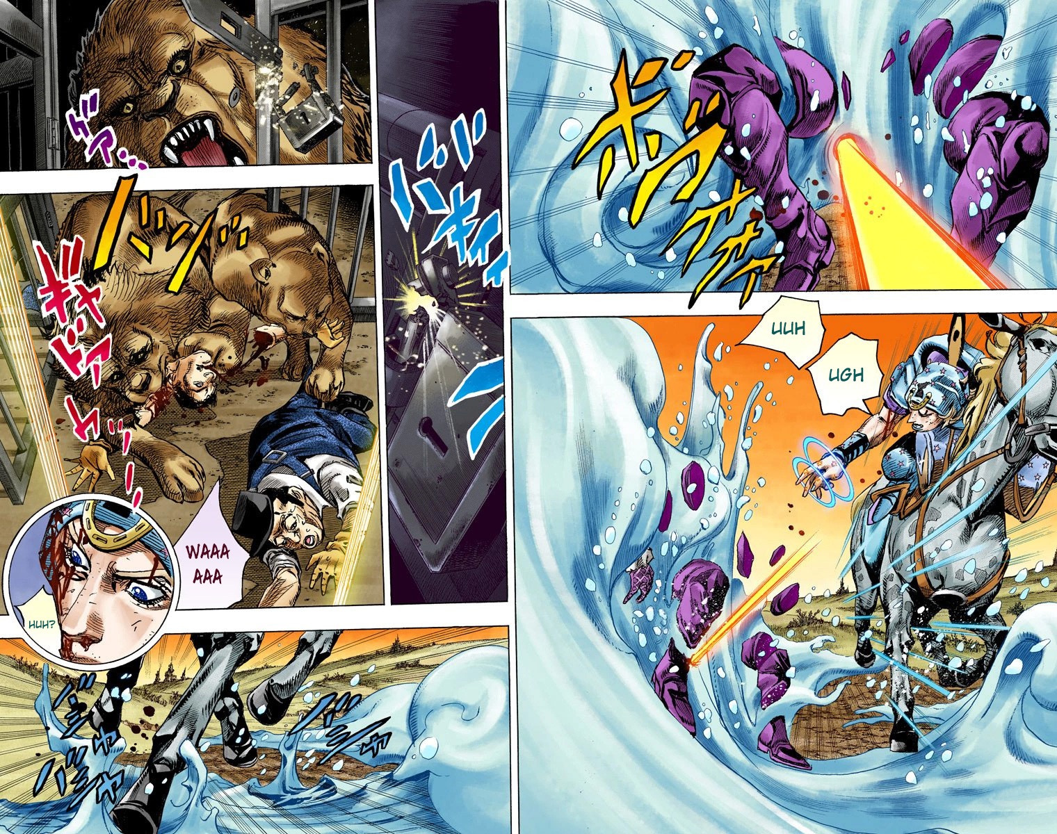 JoJo's Bizarre Adventure Steel Ball Run Colored Manga