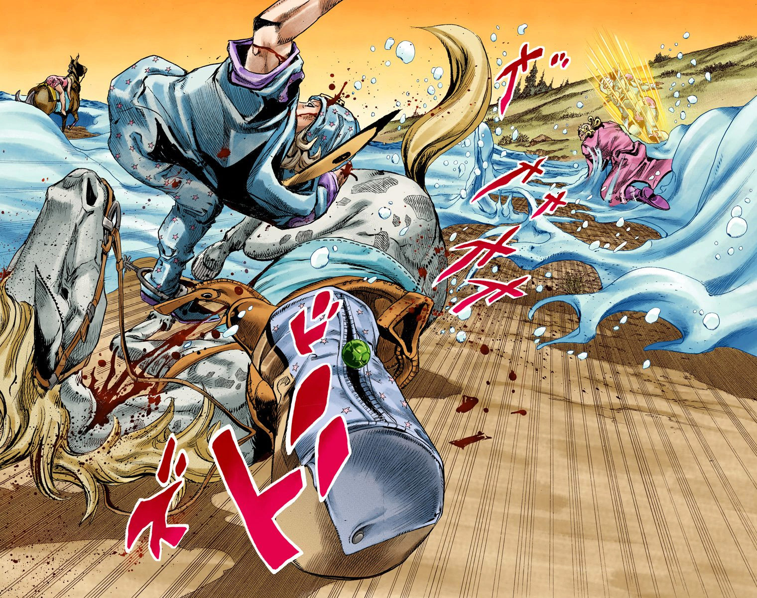 JoJo's Bizarre Adventure Steel Ball Run Colored Manga
