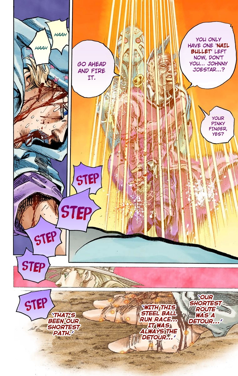 JoJo's Bizarre Adventure Steel Ball Run Colored Manga