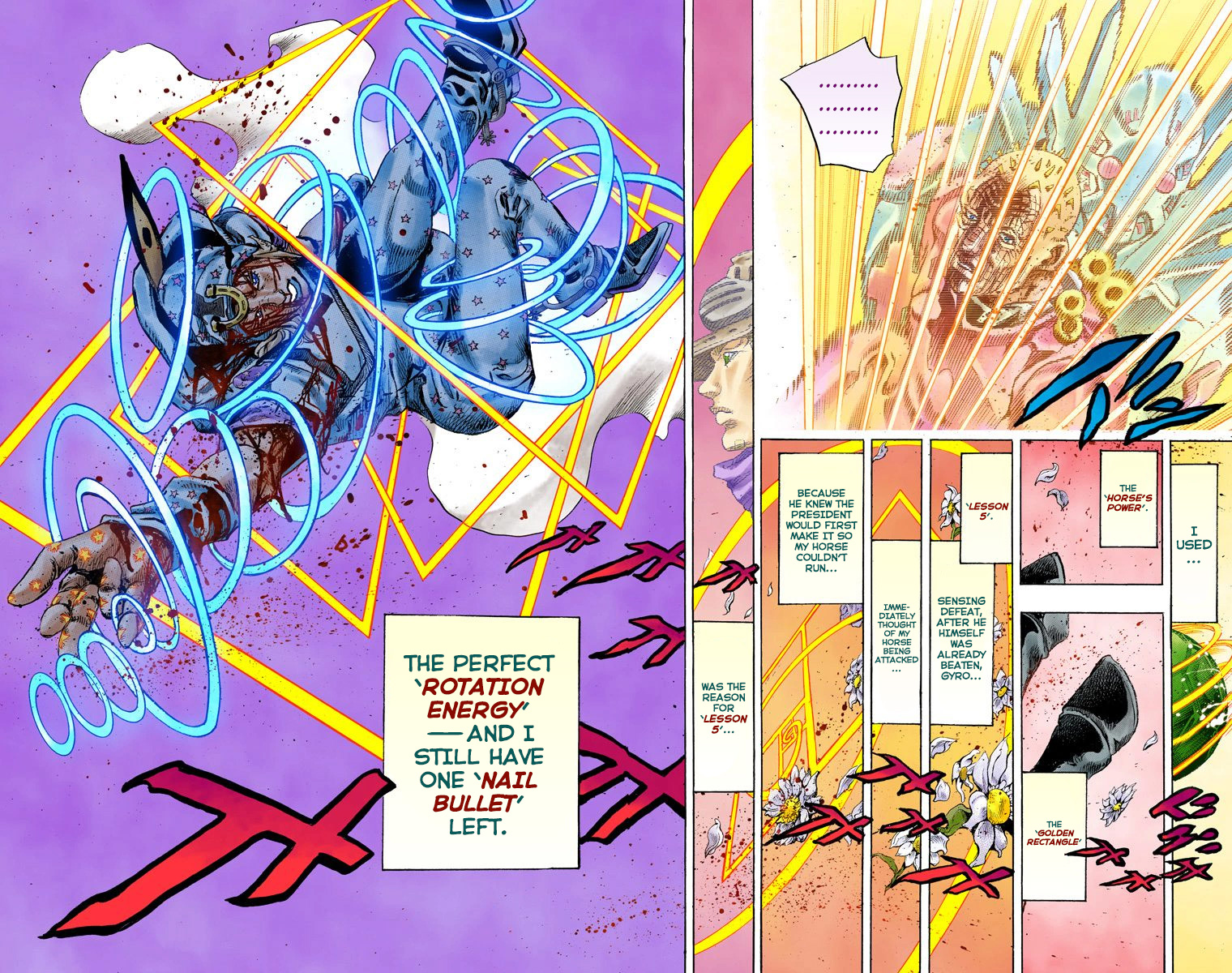 JoJo's Bizarre Adventure Steel Ball Run Colored Manga