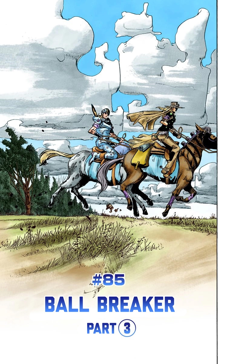 JoJo's Bizarre Adventure Steel Ball Run Colored Manga