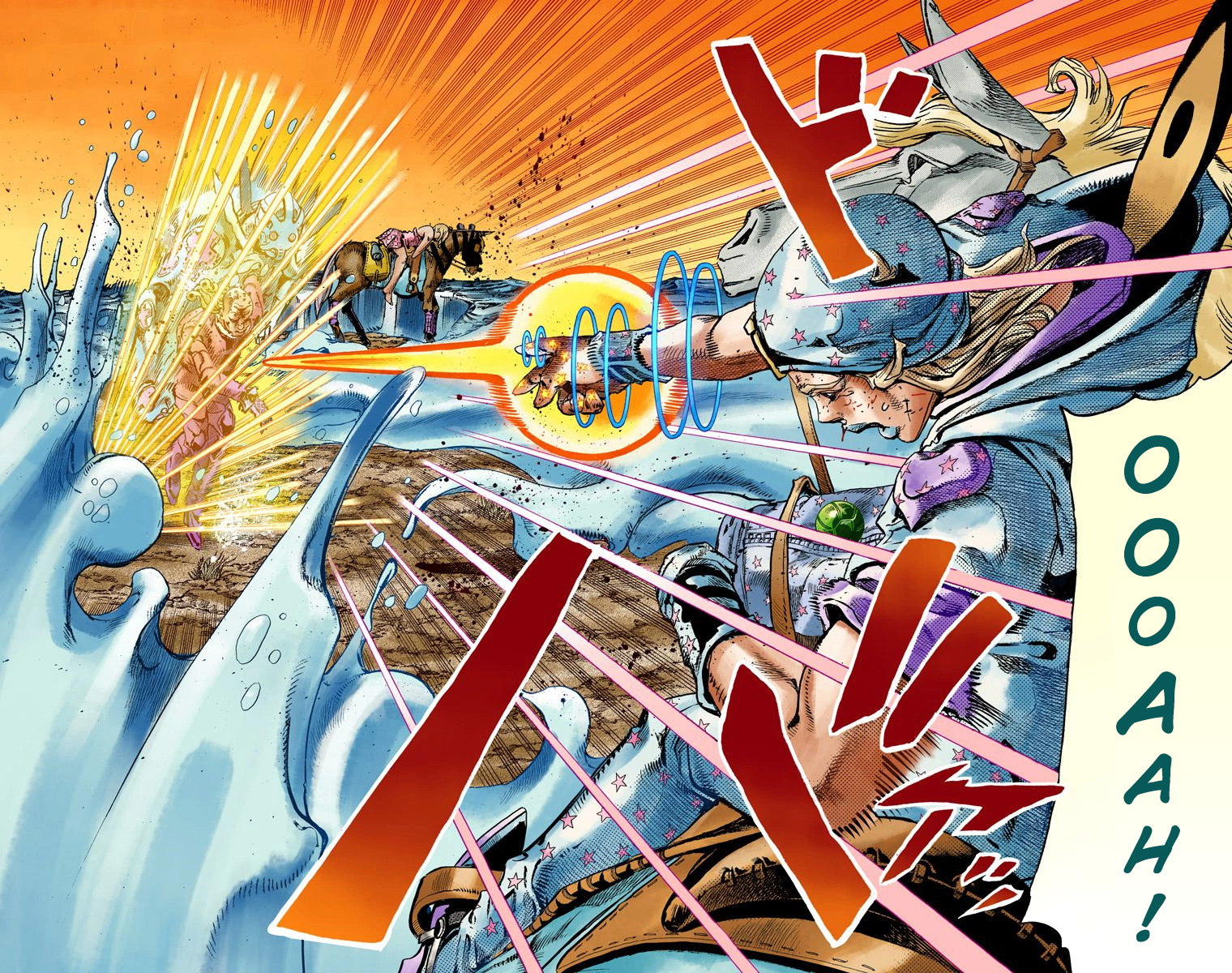 JoJo's Bizarre Adventure Steel Ball Run Colored Manga