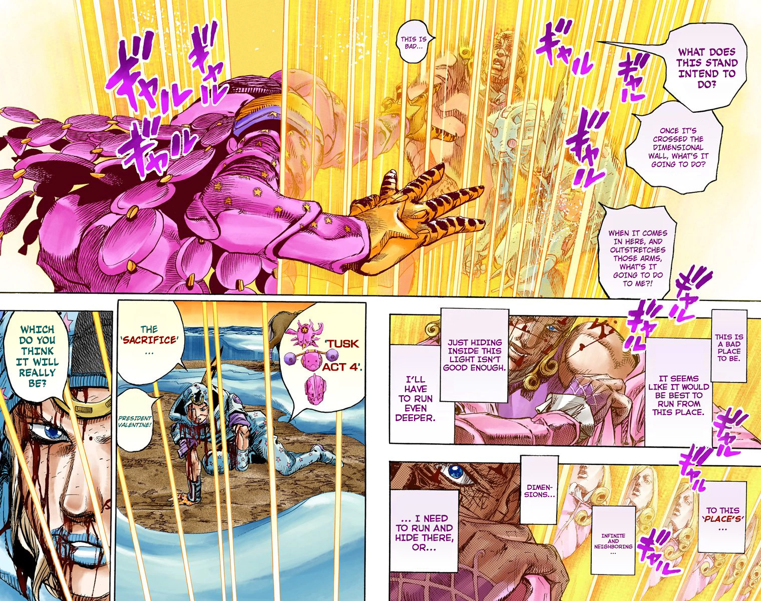 JoJo's Bizarre Adventure Steel Ball Run Colored Manga